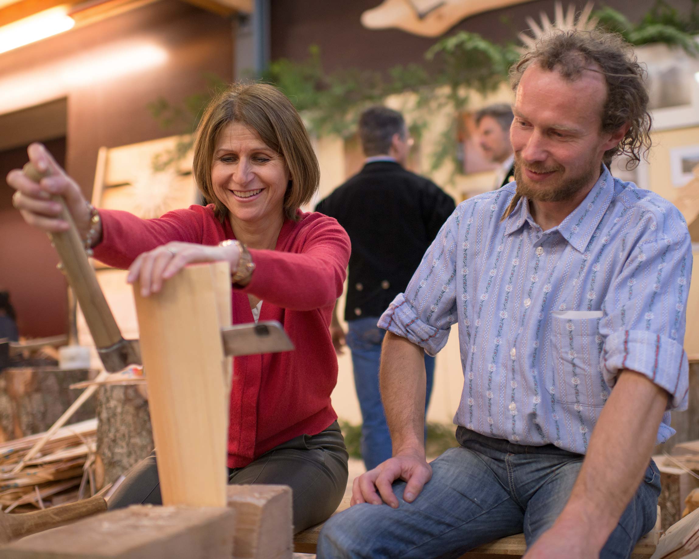 Christine Bulliard-Marbach au Salon Bois